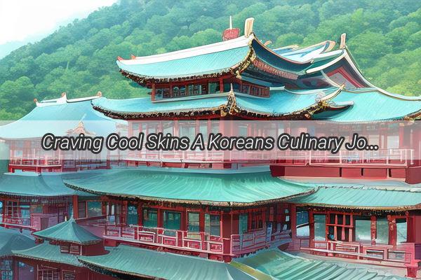 Craving Cool Skins A Koreans Culinary Journey to Chinas Refreshing Delight